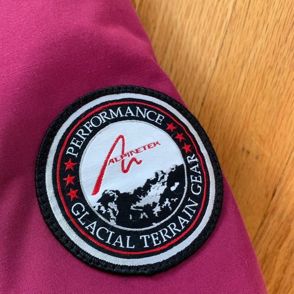 Alpinetek Downfilled Bomber Jacket Coat Parka - Picture 4 of 14